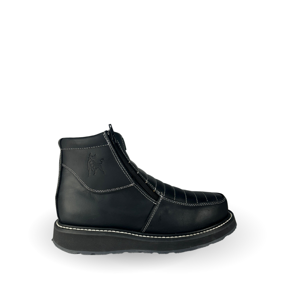 Bota de trabajo con cierre Estilo 0339 Color negro Suela antideslizante