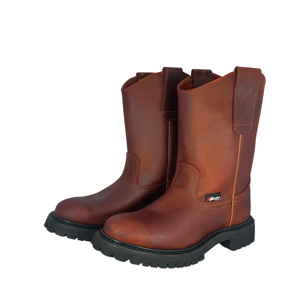 Bota de trabajo Estilo 0450 Color Shedrón Suela Tractor duradera Alfarero