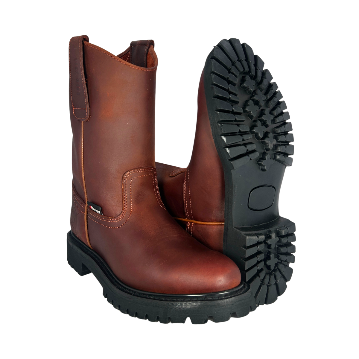 Bota de trabajo Estilo 0450 Color Shedrón Suela Tractor duradera Alfarero