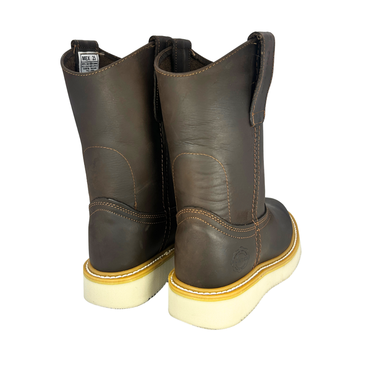 Bota de trabajo ligera Estilo 0470 Color café Suela PU ultra confortable y duradera Fotex