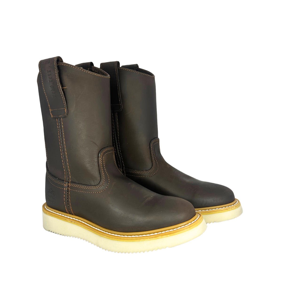 Bota de trabajo ligera Estilo 0470 Color café Suela PU ultra confortable y duradera Fotex